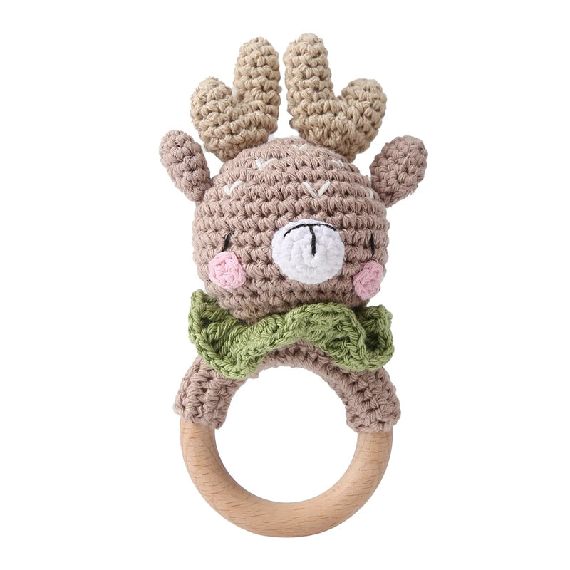 Hochet en crochet animal