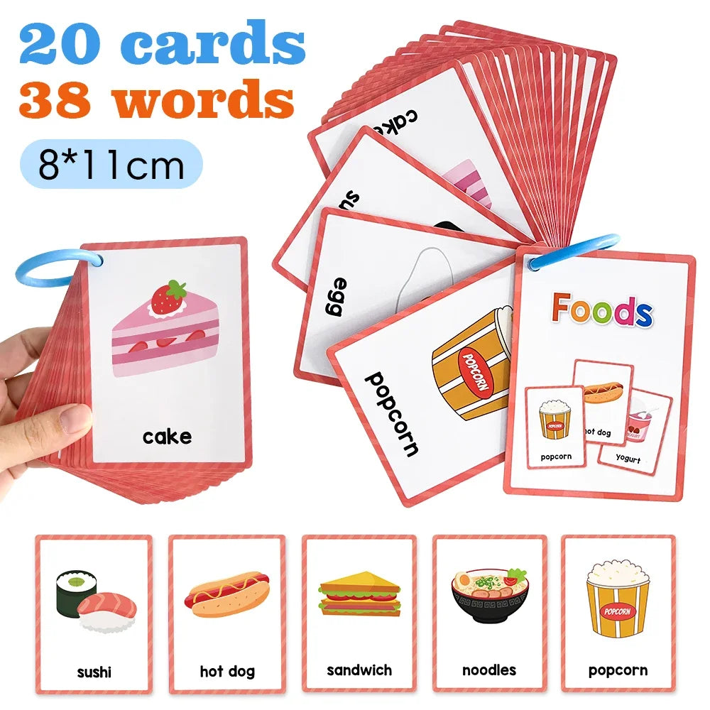 Cartes pour apprendre l'anglais