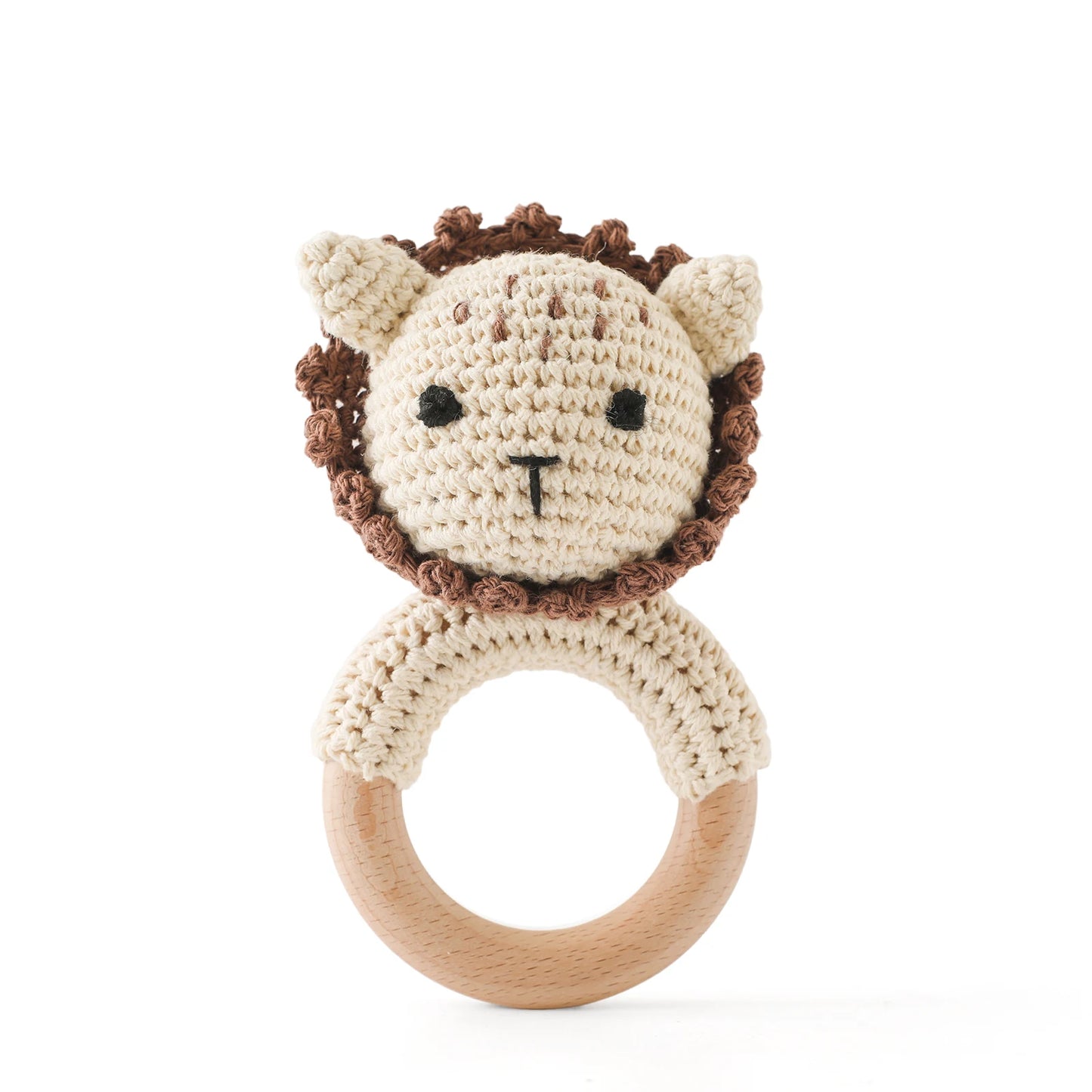 Hochet en crochet animal