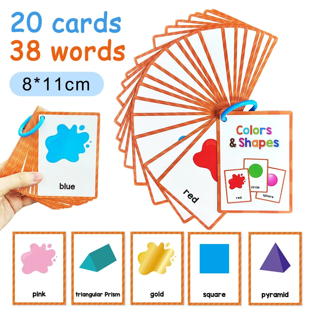 Cartes pour apprendre l'anglais