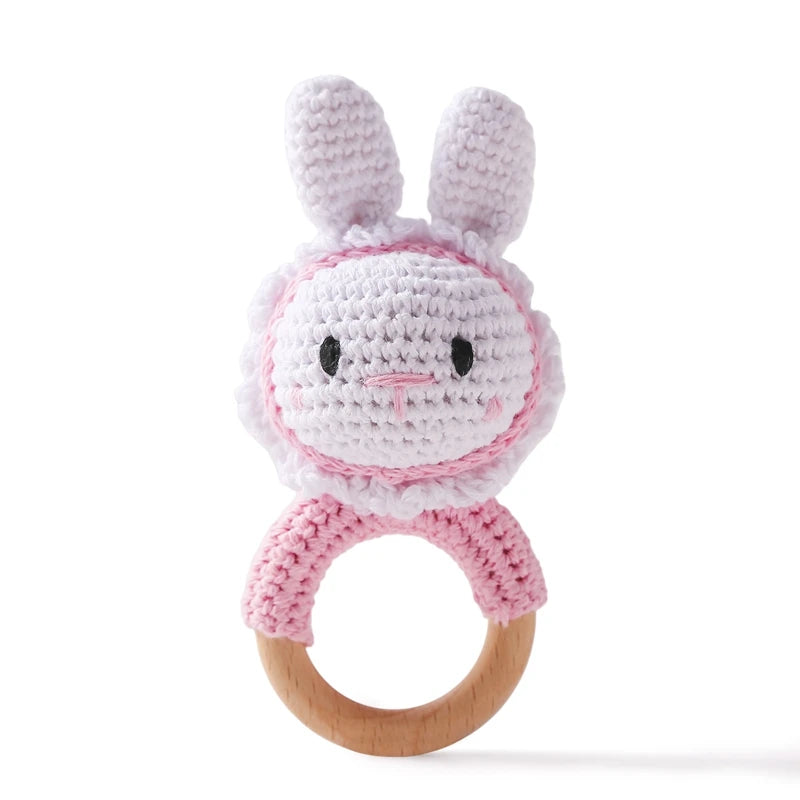 Hochet en crochet animal