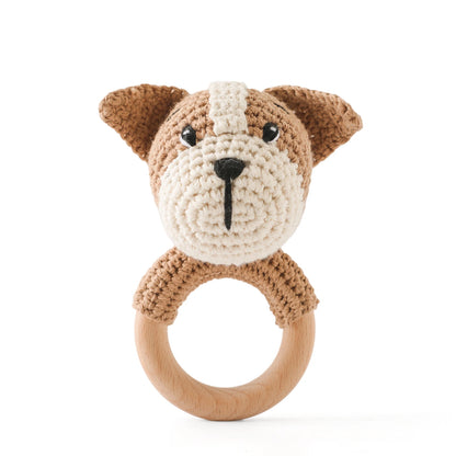 Hochet en crochet animal